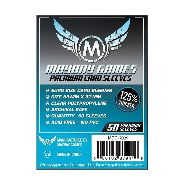 Fundas Premium Tamaño Eurogame Mayday Games