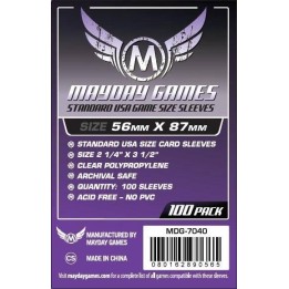 56MM x 87MM Maday Games Card Sleeves 100 Pack