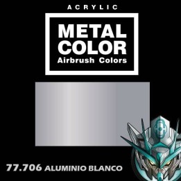 77706 Aluminio Blanco Vallejo Metal Color Airbrush Colors