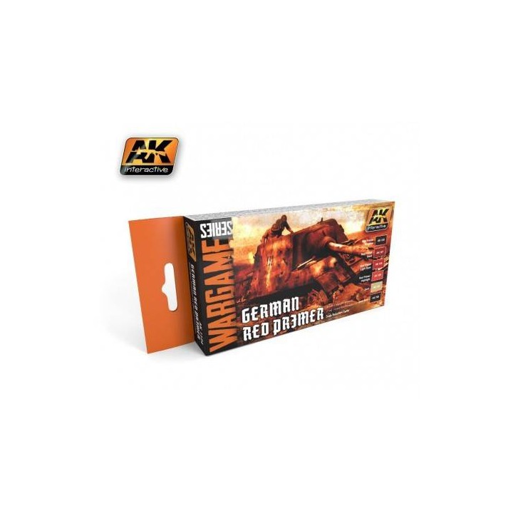 AK 1124 - Pack de Pintura German Red Primer
