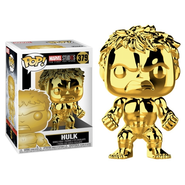 POP! Marvel Studios 10 - Hulk Gold Chrome (Exclusive)