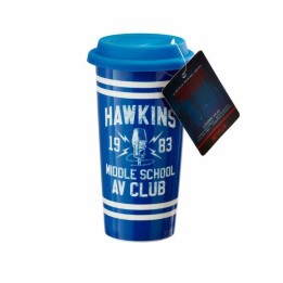 Stranger Things Taza de Viaje Hawkins AV Club