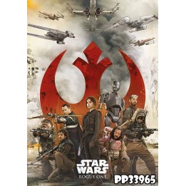 Star Wars Poster Rogue One Rebelion 91,5X61 cm
