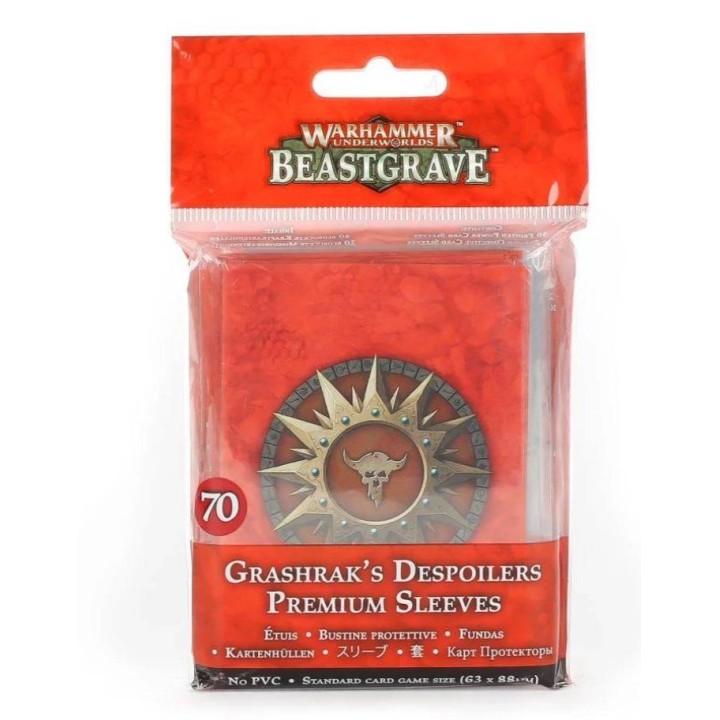 Fundas Premium Tamaño Estándar Grashrak's Despoilers Warhammer Underworlds Beastgrave Art Sleeves Games Workshop