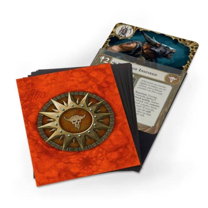 Fundas Premium Tamaño Estándar Grashrak's Despoilers Warhammer Underworlds Beastgrave Art Sleeves Games Workshop