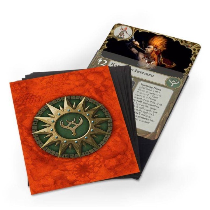Fundas Premium Tamaño Estándar Skaeth's Wild Hunt Warhammer Underworlds Beastgrave Art Sleeves Games Workshop