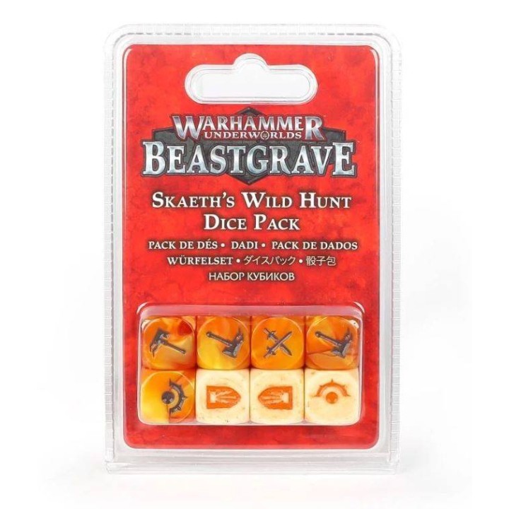 Warhammer Underworlds Beastgrave: Set de Dados Skaeth´s Wild Hunt