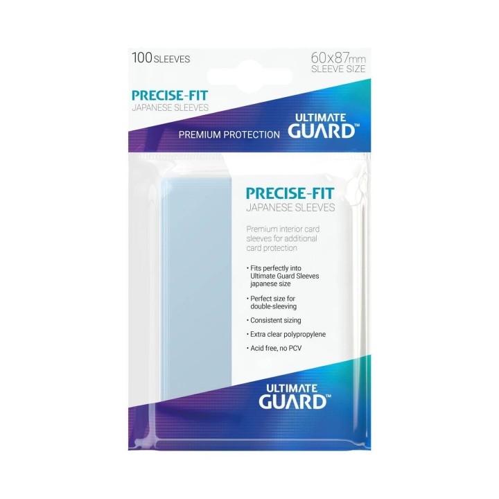 Ultimate Guard - Fundas Precise-Fit Tamaño Japonés