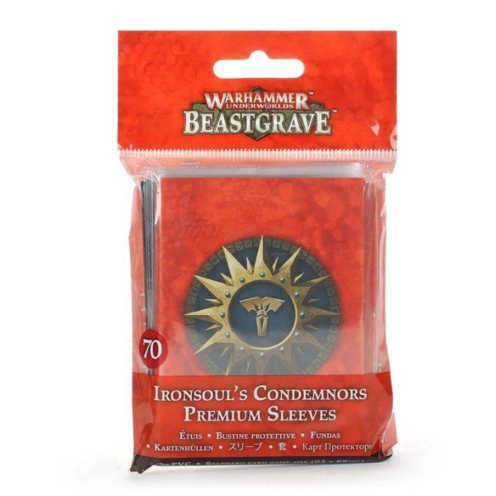 Fundas Premium Tamaño Estándar Ironsoul's Condemnors Warhammer Underworlds Beastgrave Art Sleeves Games Workshop
