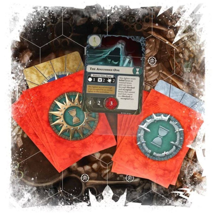 Fundas Premium Tamaño Estándar Lady Harrow's Mournflight Warhammer Underworlds Beastgrave Art Sleeves Games Workshop