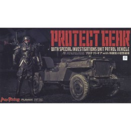 1/20 Protect Gear Unit Special Investigations with Patrol Vehicle MF-35 Plamax The Red Spectacles (Minimum Factory