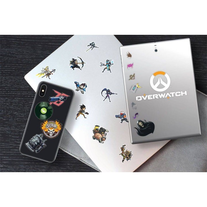 Overwatch Lamina de Pegatinas Vinilo Iconic Character