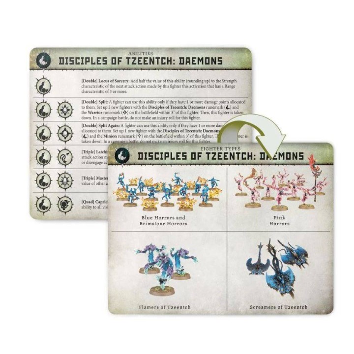 Warhammer Age of Sigmar Warcry: Sobre Disciples of Tzeentch (Multiidioma)