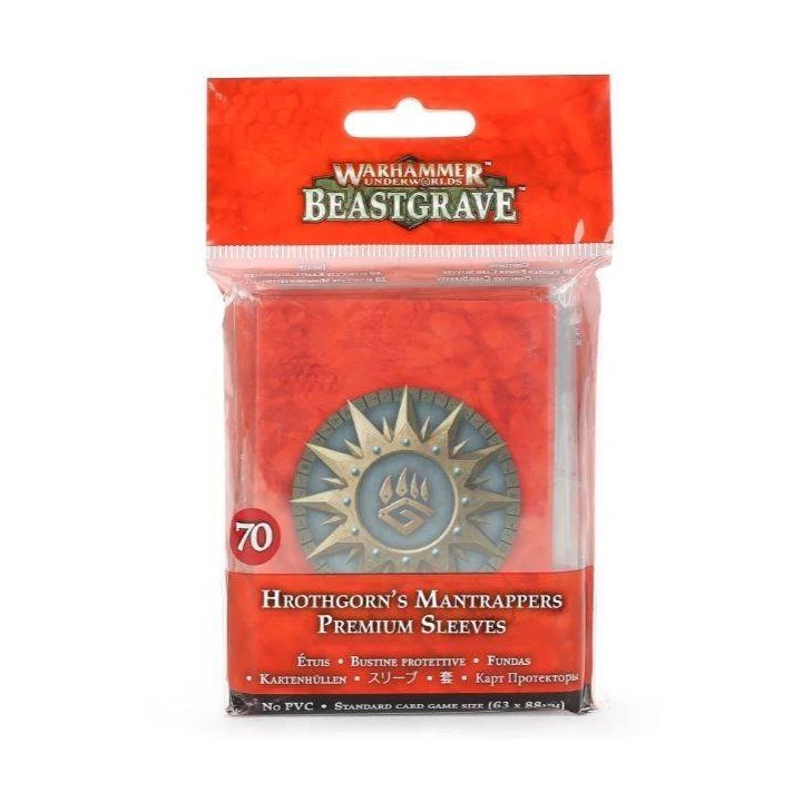 Fundas Premium Tamaño Estándar Hrothgorn's Mantrappers Warhammer Underworlds Beastgrave Art Sleeves Games Workshop