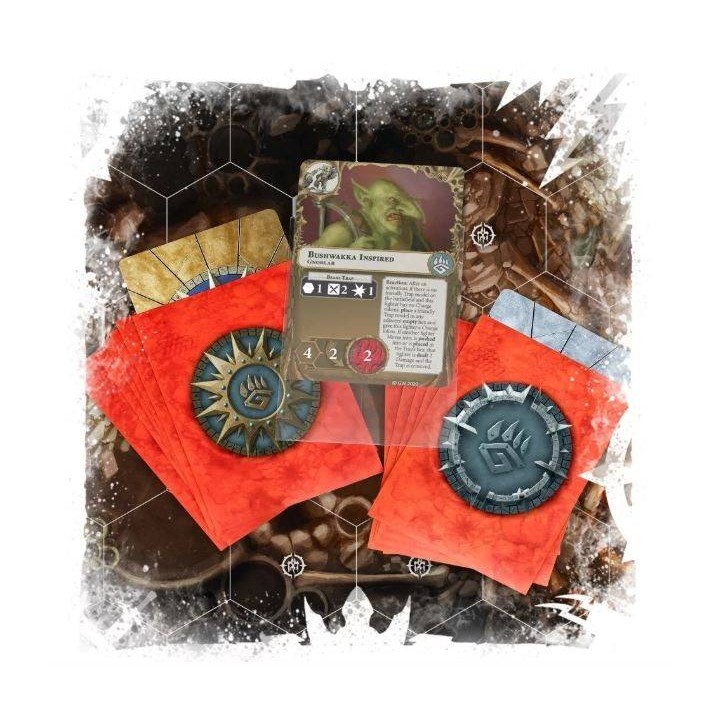 Fundas Premium Tamaño Estándar Hrothgorn's Mantrappers Warhammer Underworlds Beastgrave Art Sleeves Games Workshop
