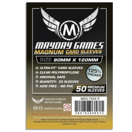 Fundas Premium Gold Tamaño Magnum Black Mayday Games