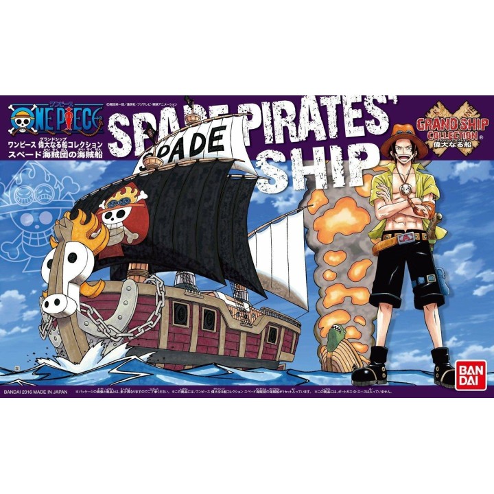 Spade Pirate's Ship One Piece Grand Ship Collection