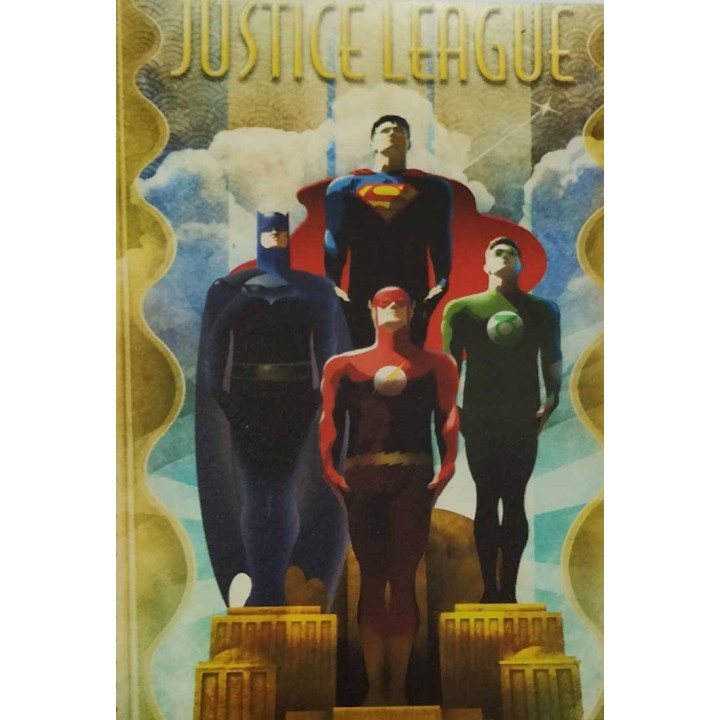 DC Comics Justice League Placa Metalica Imantada