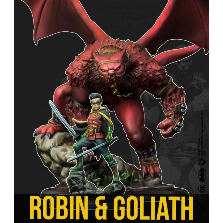 Knight Models Batman Miniature Game: Robin & Goliath 35mm