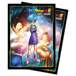 Fundas Tamaño Estándar Bulma, Vegeta & Trunks Dragon Ball Super Card Game Art Sleeves Ultra Pro