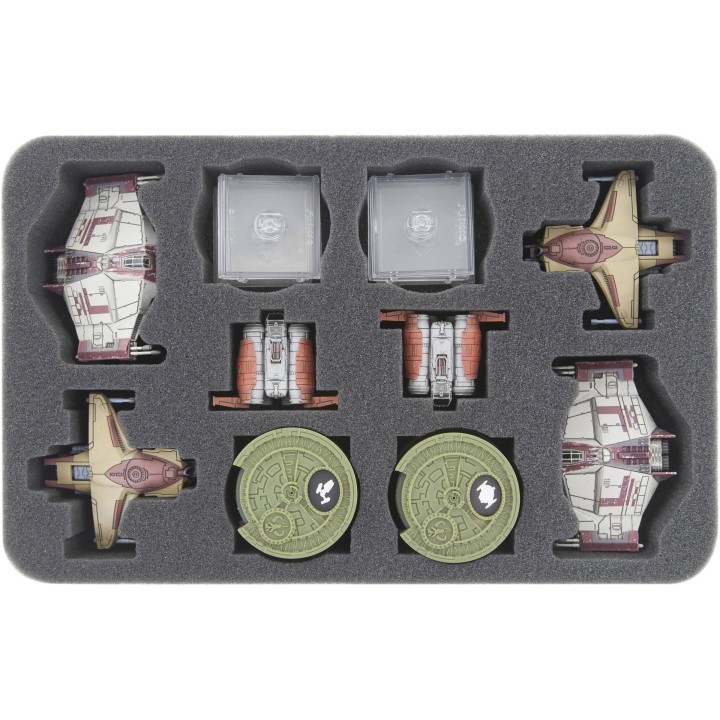 Feldherr Bandeja de Espuma X Wing Kimogila Fighter Quadjumpe H6 Scurrg Bomber