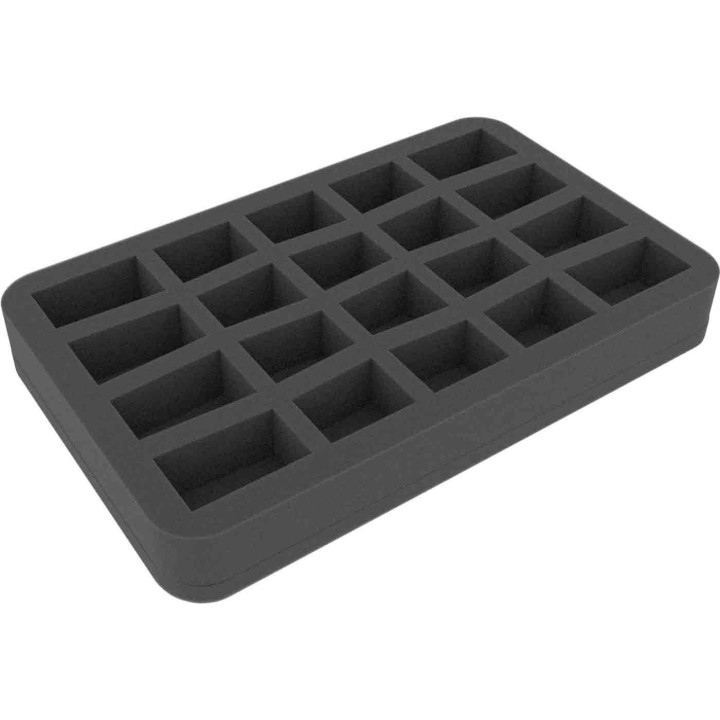 Feldherr Bandeja de Espuma 20 Compartimentos Miniaturas Pequeñas