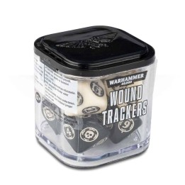 Dice Set Wharhammer 40000 Wound trackers Crema