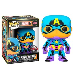 POP! Marvel 648 - Captain America Black Light (Exclusive)
