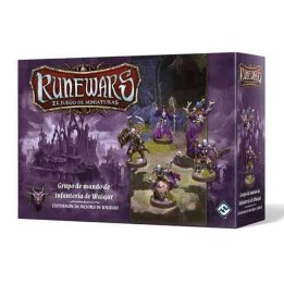 Runewars Grupo de Mando de Infanteria de Waiqar