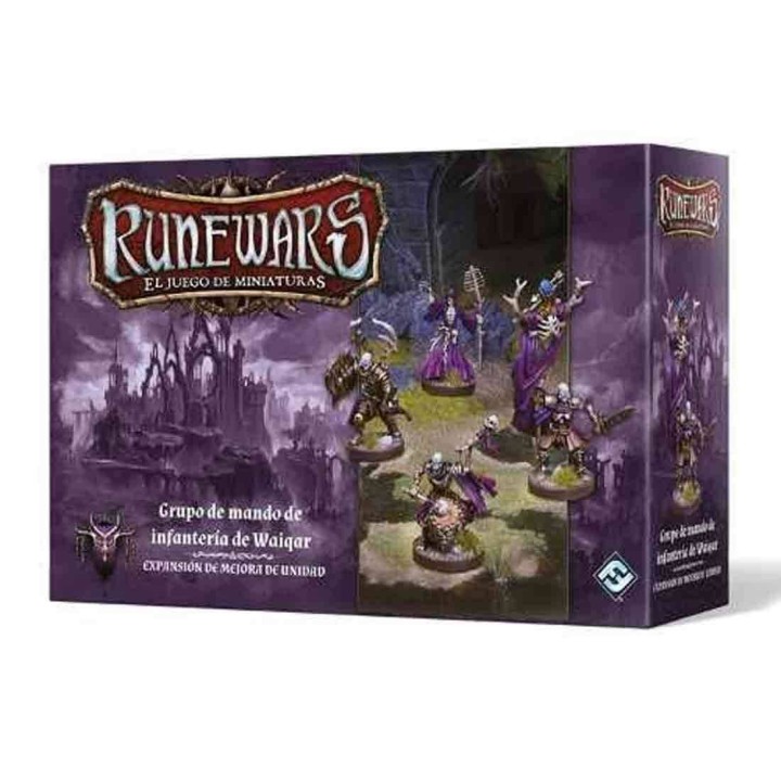 Runewars Grupo de Mando de Infanteria de Waiqar