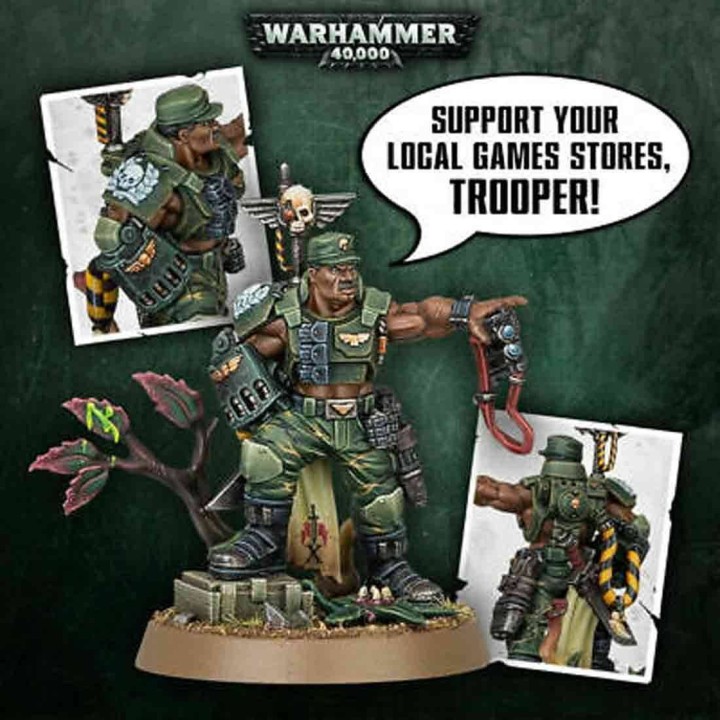 Warhammer 40000 Astra Militarum Catachan Colonel