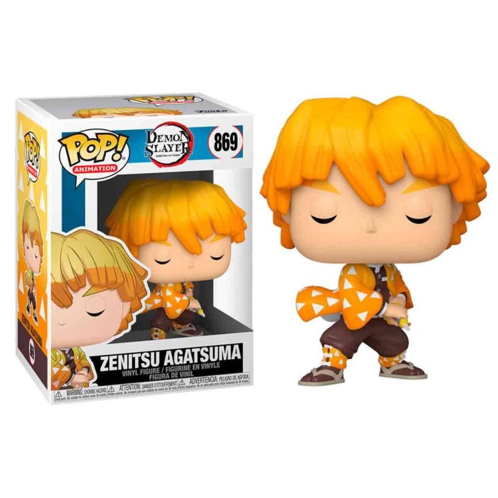Funko Pop Zenitsu Agatsuma 869 Demon Slayer - Kimetsu no Yaiba