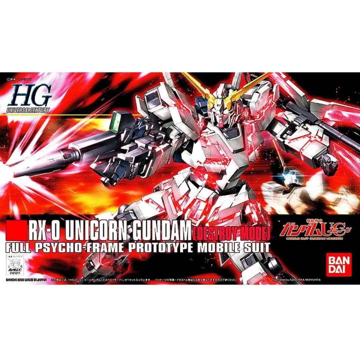 HG RX-0 Unicorn Gundam (Destroy Mode) 1/144