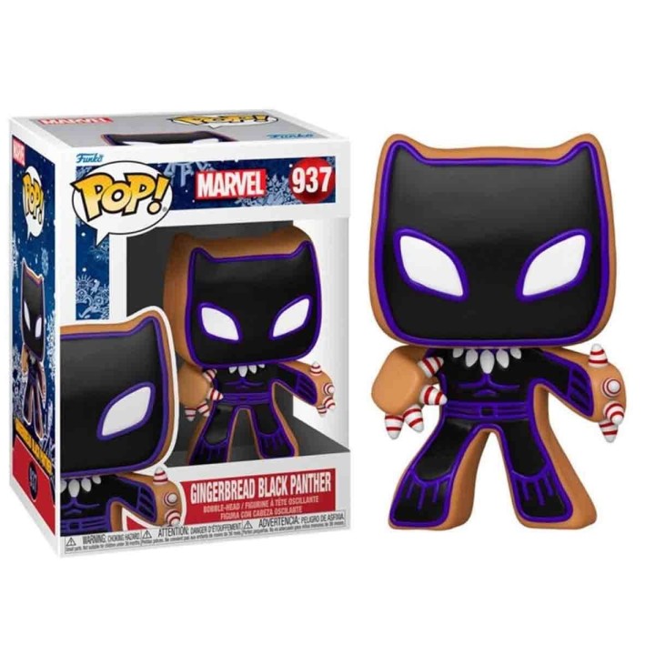POP! Gingerbread Black Panther Marvel Holiday 937