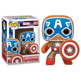 POP! Gingerbread Capitan America Marvel Holiday 933