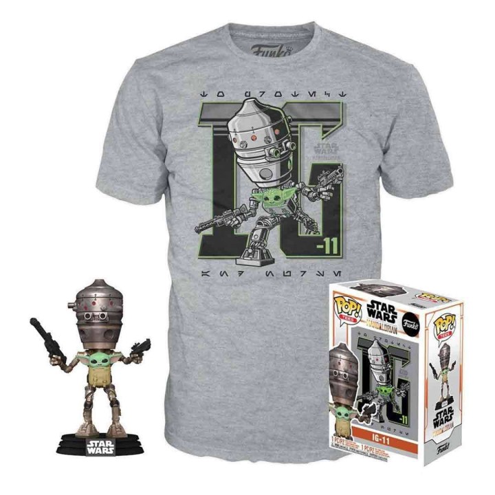 POP! IG-88 & The Child Tee Box (Size S) Camiseta