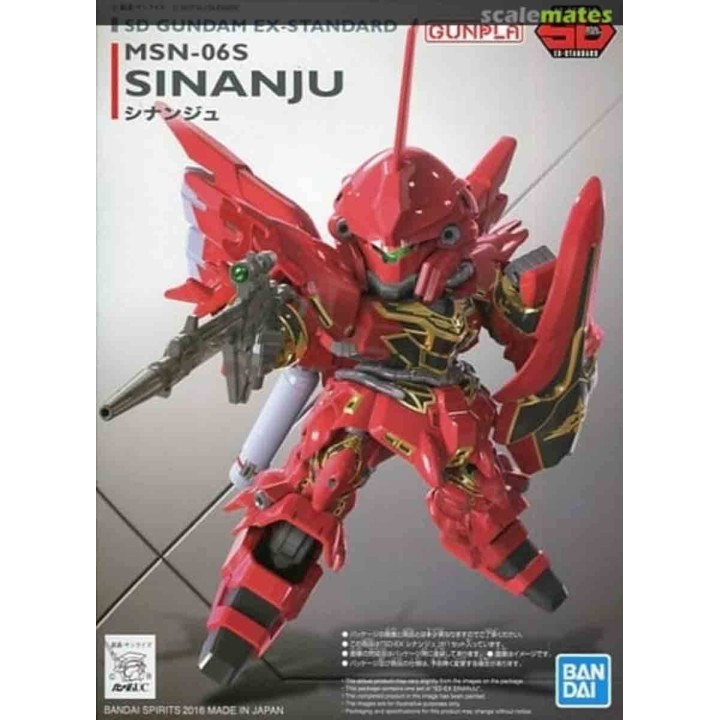 MSN - 06S Sinanju SD Gundam Ex Standard Gunpla