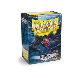 Black Standard Matte Sleeves Dragon Shield (Fundas)