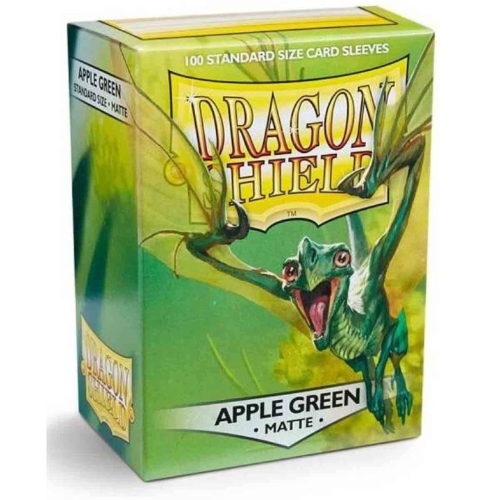 Apple Green Standard Matte Sleeves Dragon Shield (Fundas)