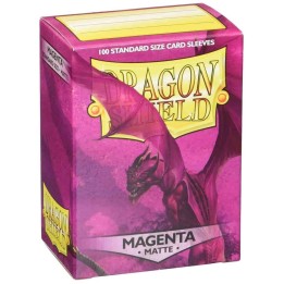 Magenta Standard Matte Sleeves Dragon Shield (Fundas)