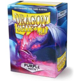 Purple Standard Matte Sleeves Dragon Shield (Fundas)