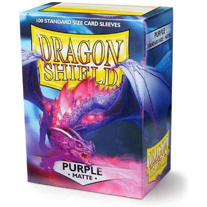 Purple Standard Matte Sleeves Dragon Shield (Fundas)