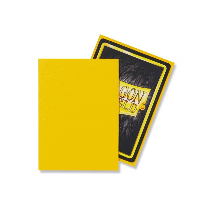Yellow Standard Matte Sleeves Dragon Shield (Fundas)