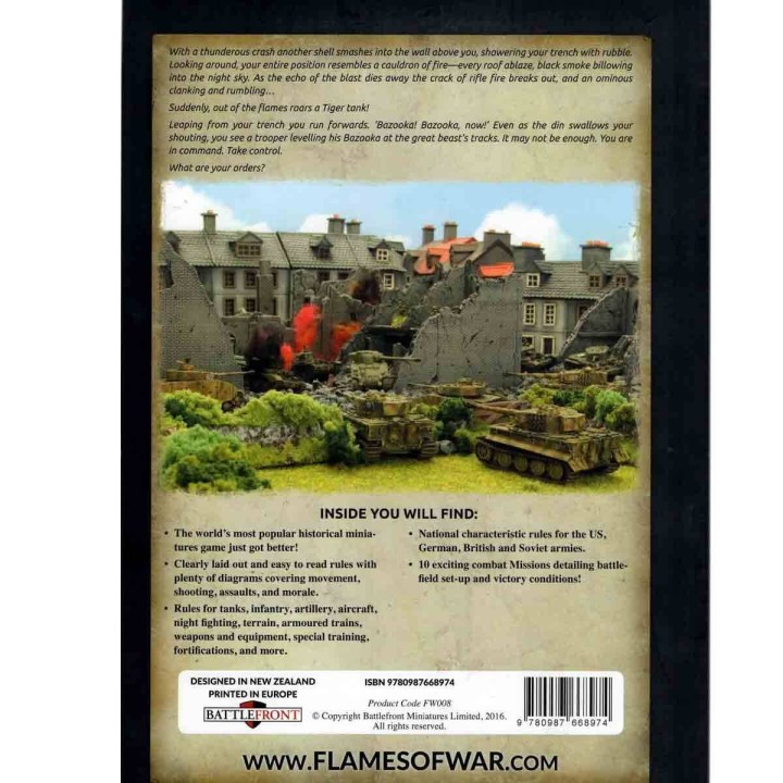 Flames of War 1939-41 & 1944-45 Rulebook (English)
