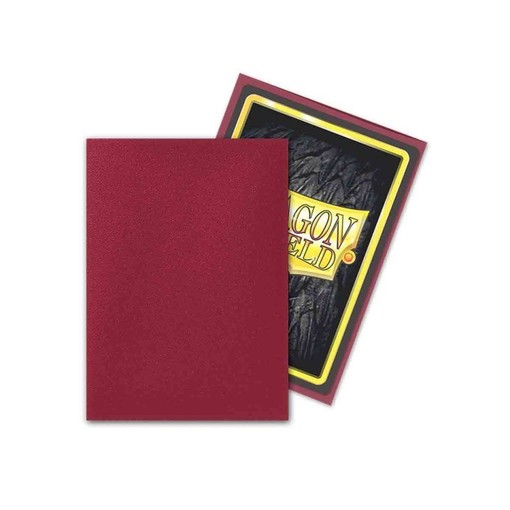 Blood Red Standard Matte Dual Sleeves Dragon Shield (Fundas)