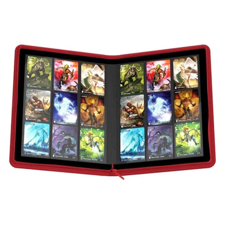 Álbum Zipfolio 360 - 18 Pocket XenoSkin Rojo Ultimate Guard