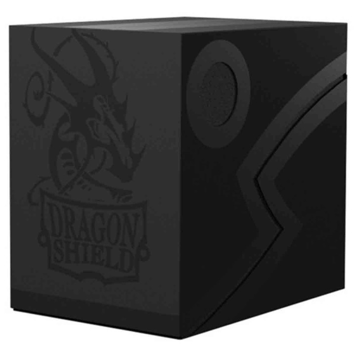 Double Shell Deckbox 150+ Shadow Black Dragon Shield