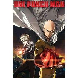 Saitama y Genos One Punch Man Póster 14 (60x91,5 cm)