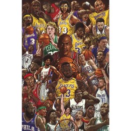 Superstars Basketball Póster 60 (60x91,5 cm)