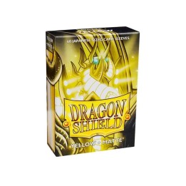 Yellow Japanese Matte Sleeves Dragon Shield (Fundas)